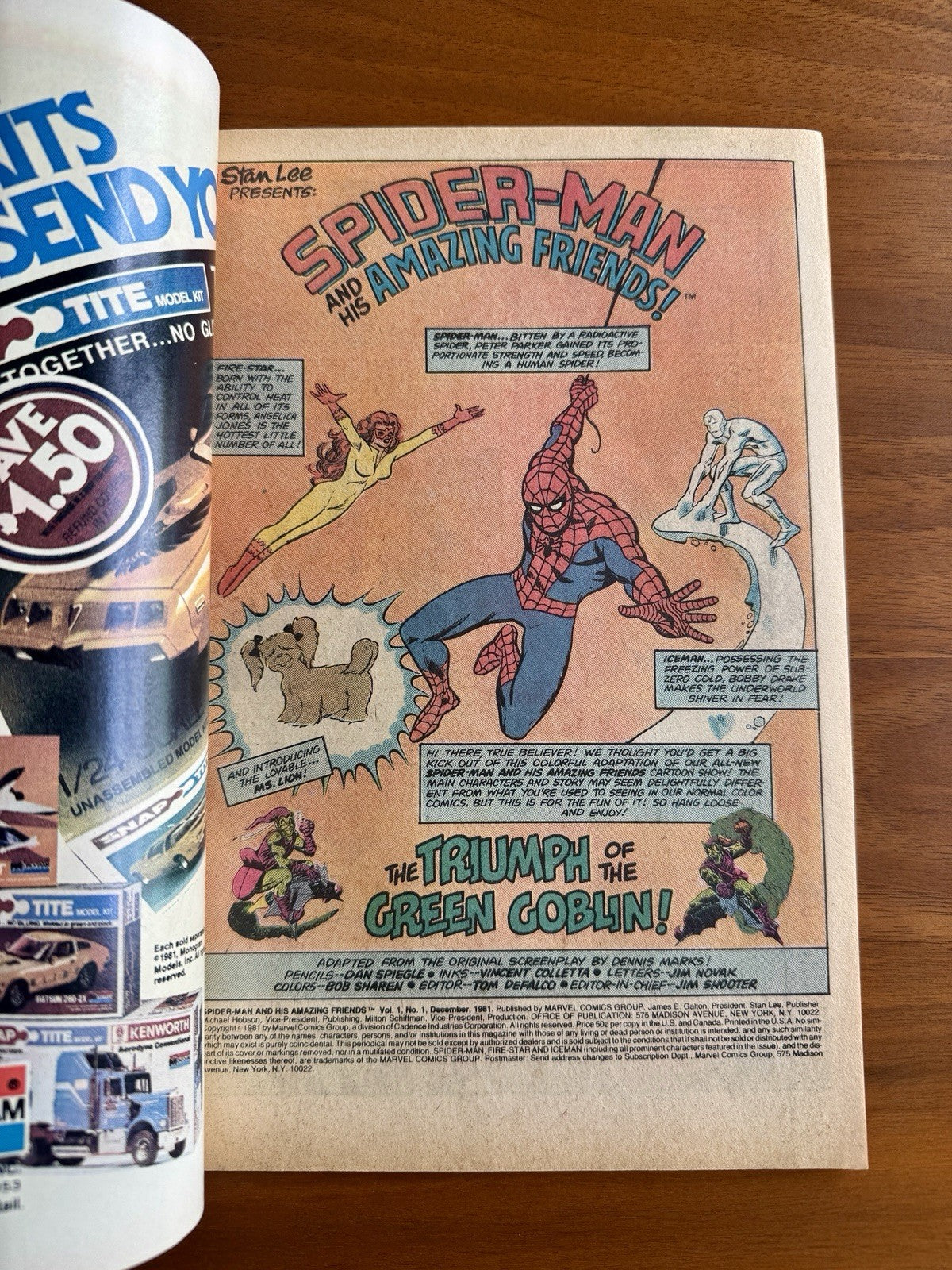 Spider-Man & His Amazing Friends #1 - 1st Firestar Newsstand VF 8.0