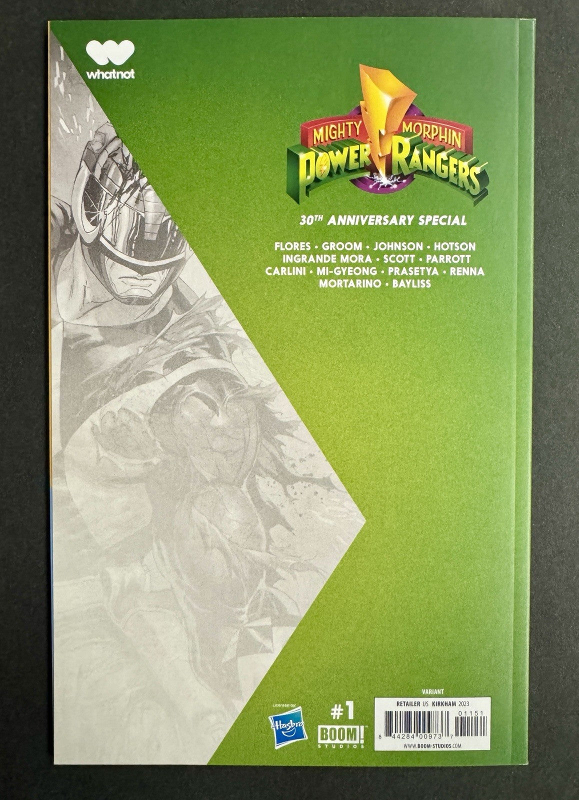Mighty Morphin Power Rangers 30th Anniversary NYCC Exclusive Kirkham Variant NM+