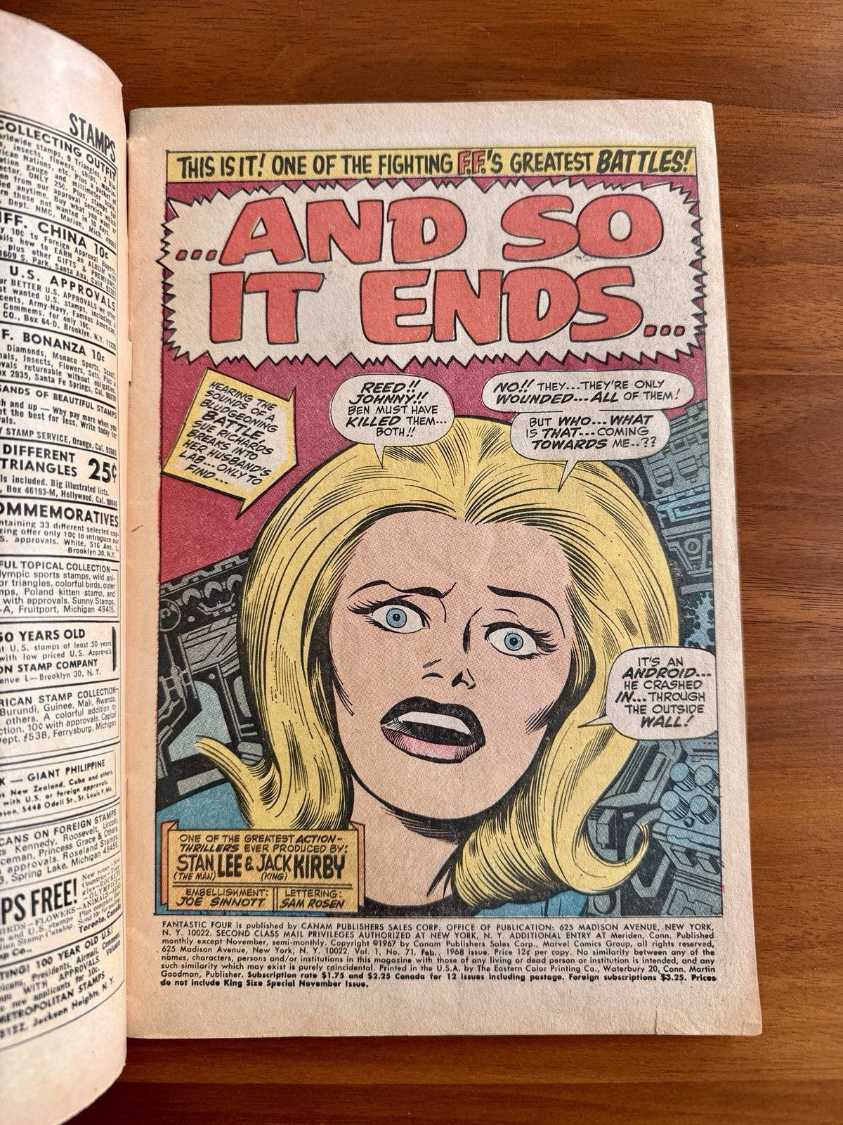 Fantastic Four #71 VG-