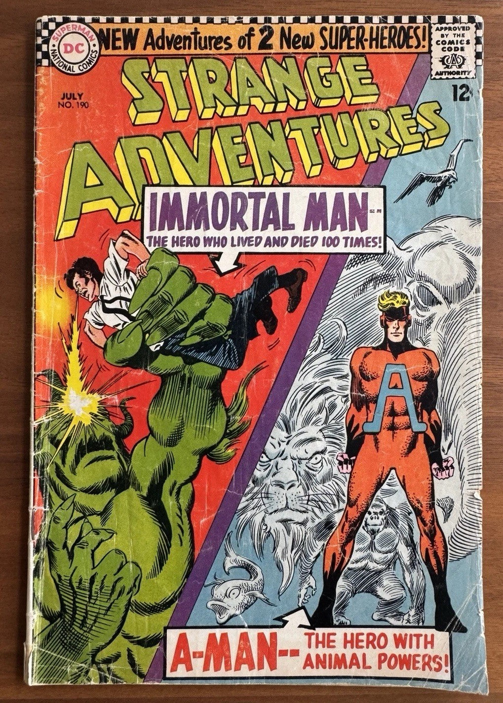 Strange Adventures #190 GD 3.0