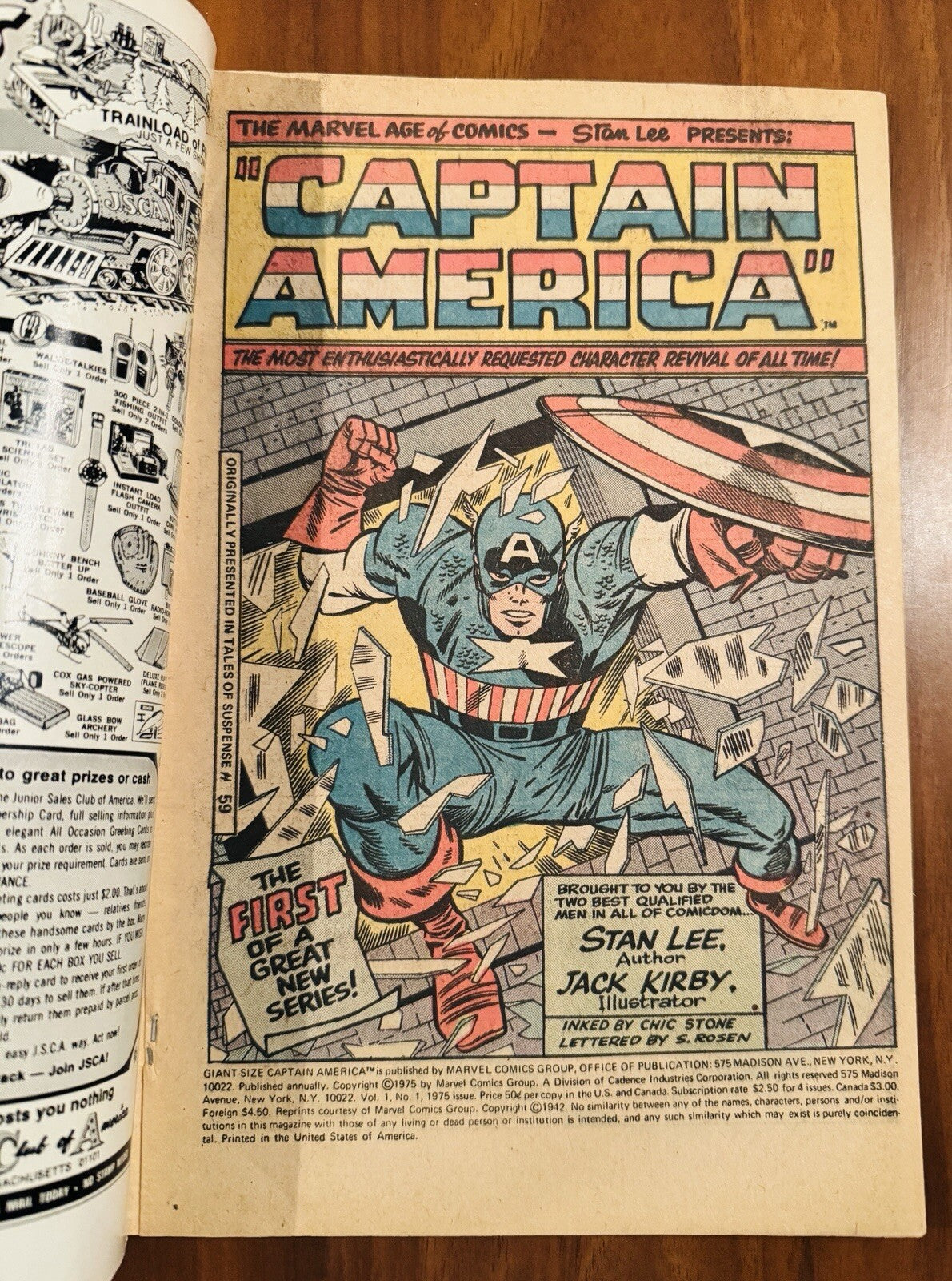 Giant-Size Captain America #1 VF- 7.5