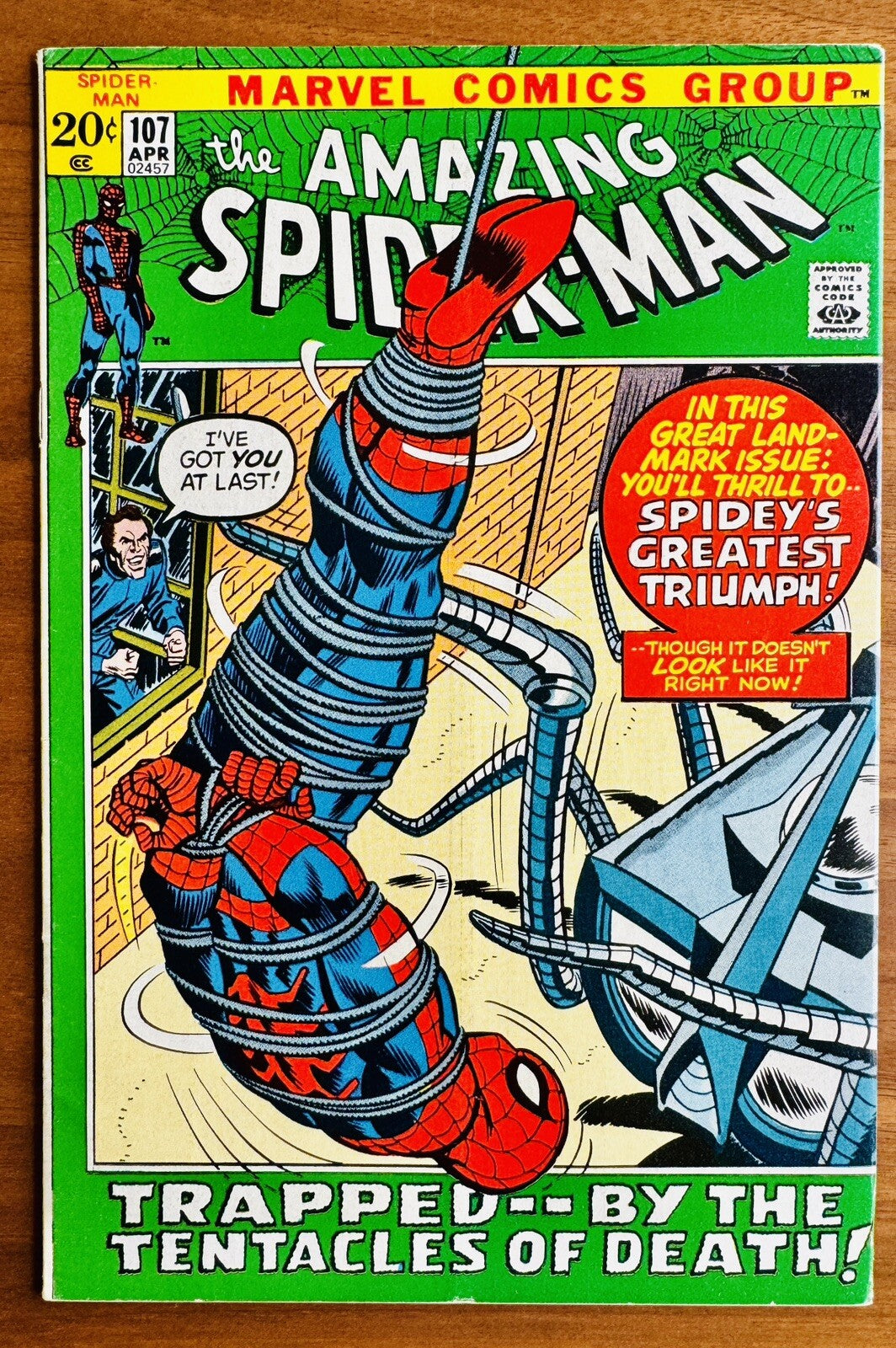 Amazing Spider-Man # 107 - Fine+ 6.5