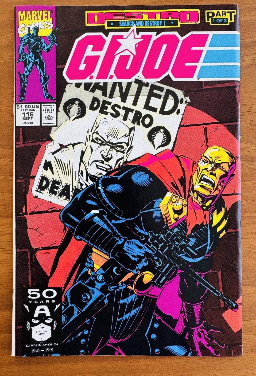 GI Joe A Real American Hero #116 VF- 7.5