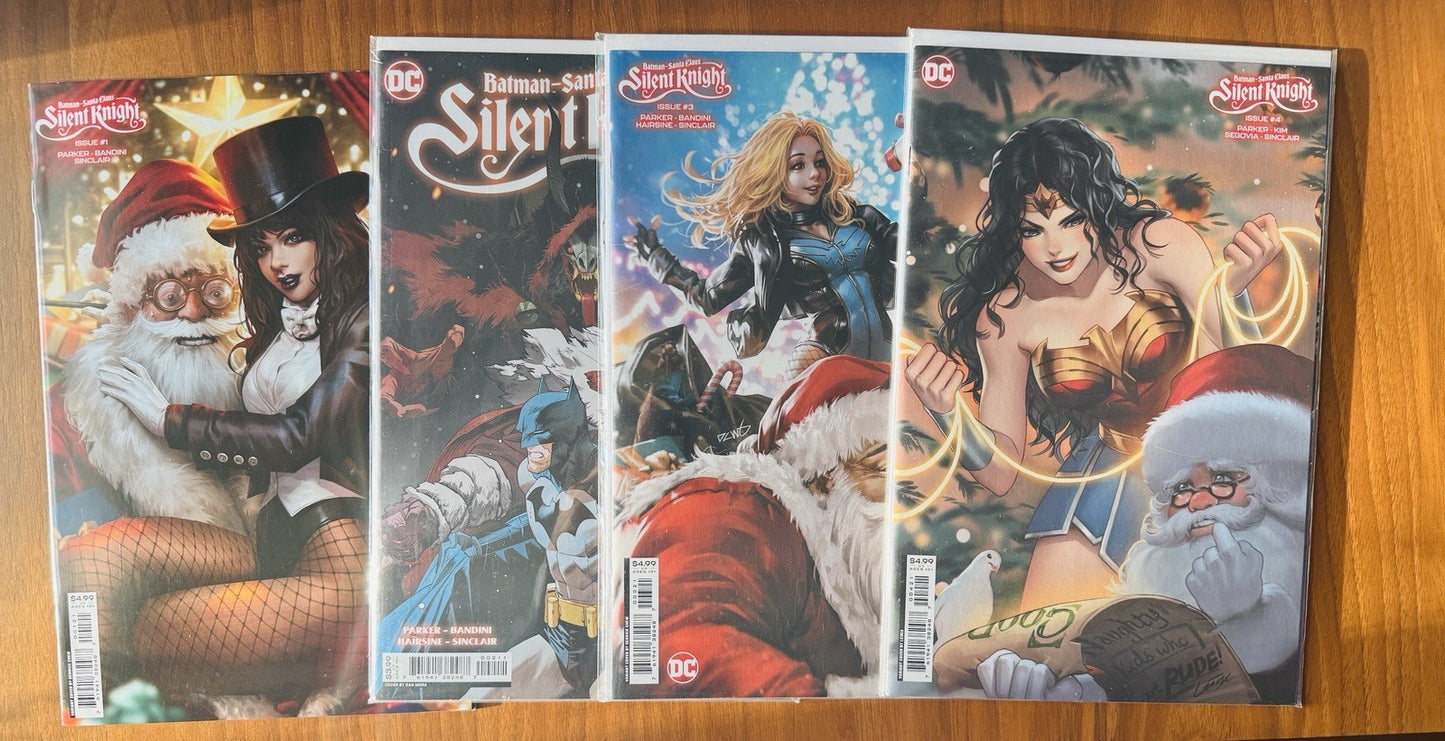 Batman Santa Claus Silent Knight 1, 2, 3, 4 NM 9.4