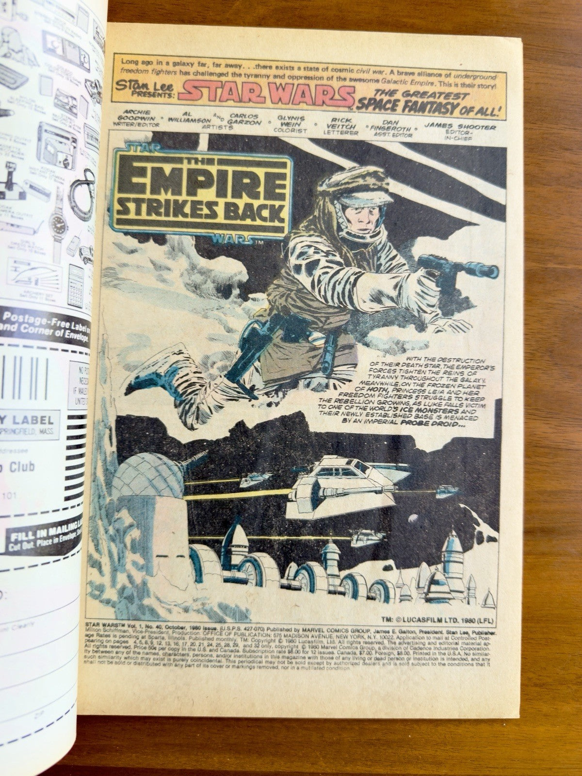 Star Wars #40 F/VF Newsstand