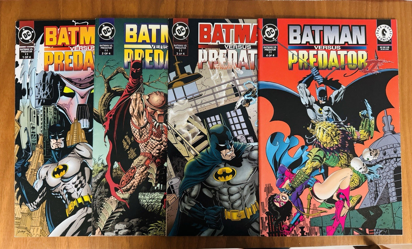 Batman versus Predator II #1, 2, 3, 4 (complete series) NM