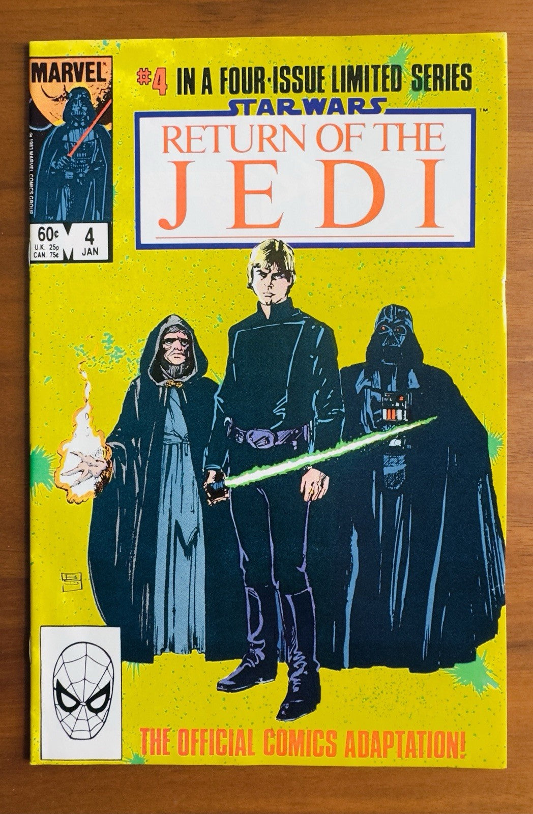 Star Wars Return of the Jedi 1,2,3,4 Complete Set VF