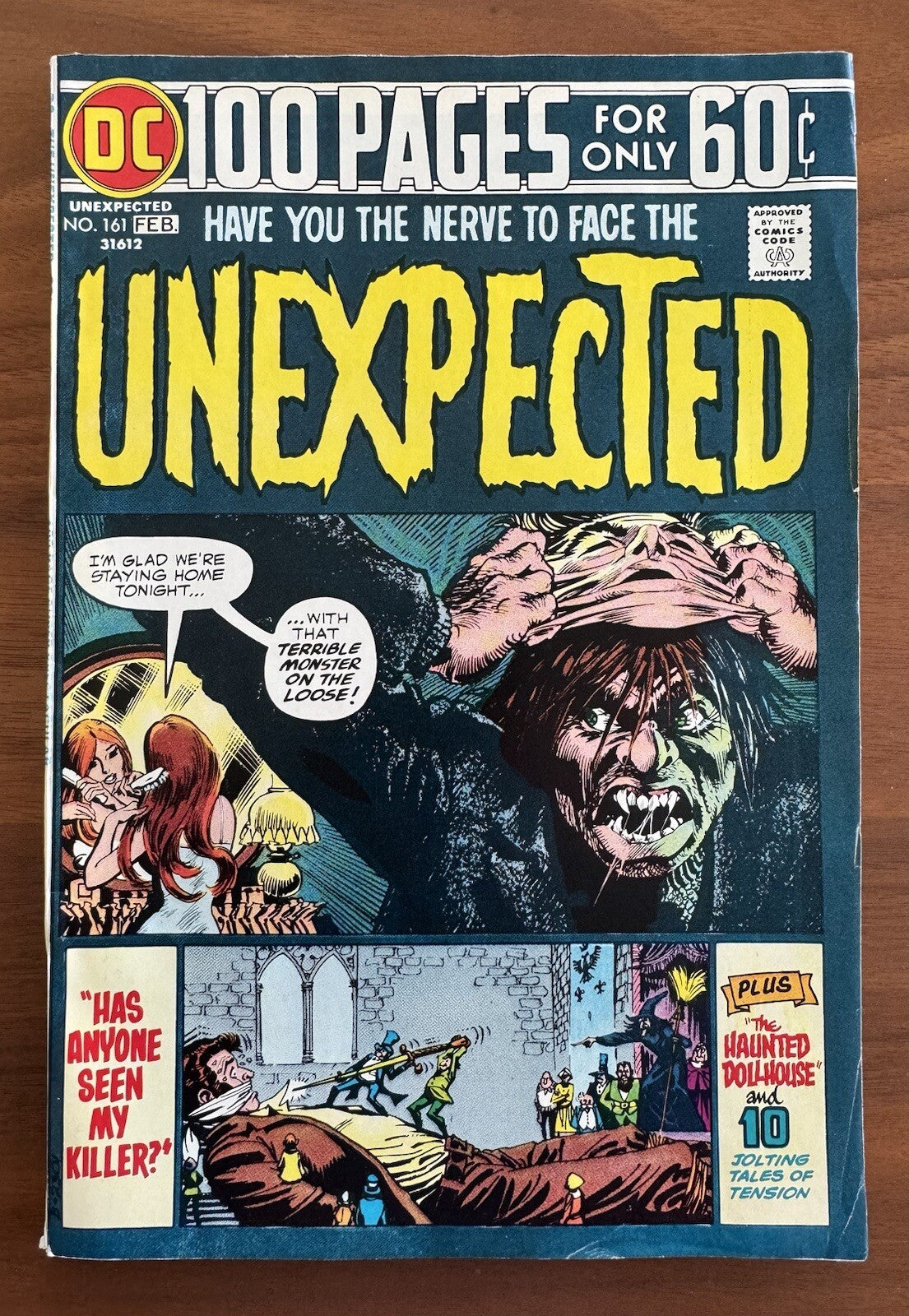 Unexpected #161 100 Page Horror VF/NM 9.0