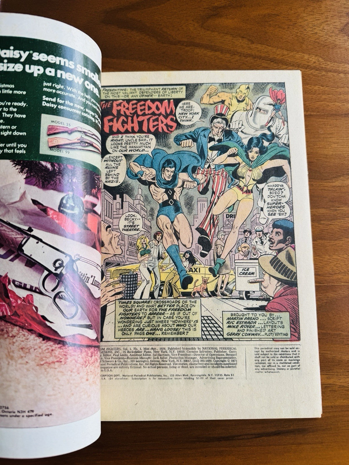 Freedom Fighters #1 - 1st Silver Ghost Fine+ 6.5
