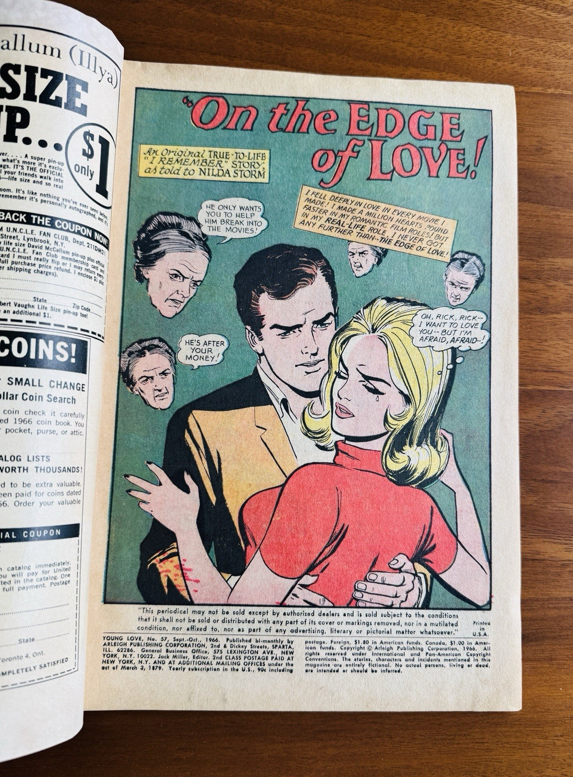 Young Love #57 - VG+ 4.5