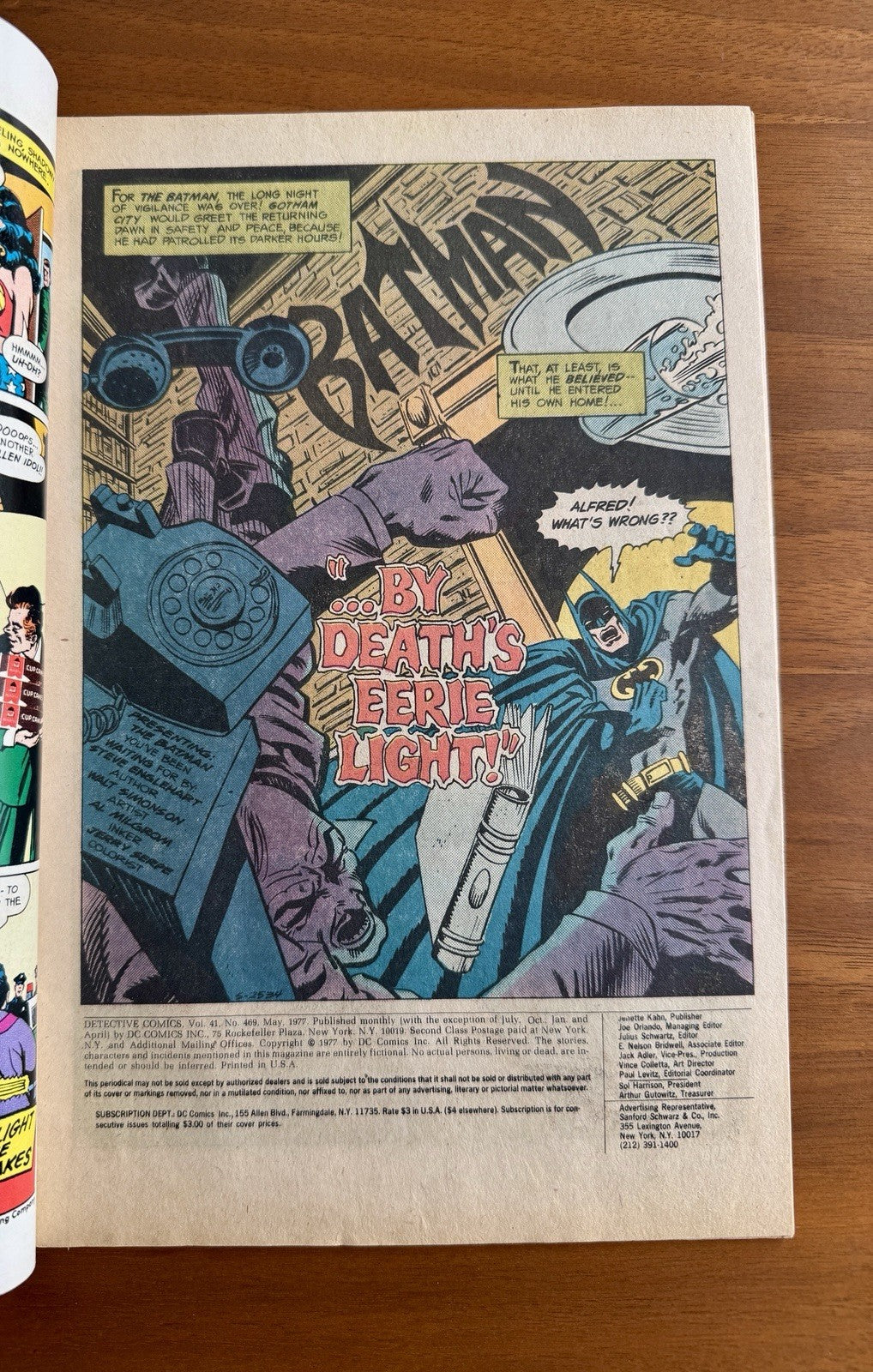 Detective Comics #469 - Dr Phosphorus 1st Appearance Fine 6.0