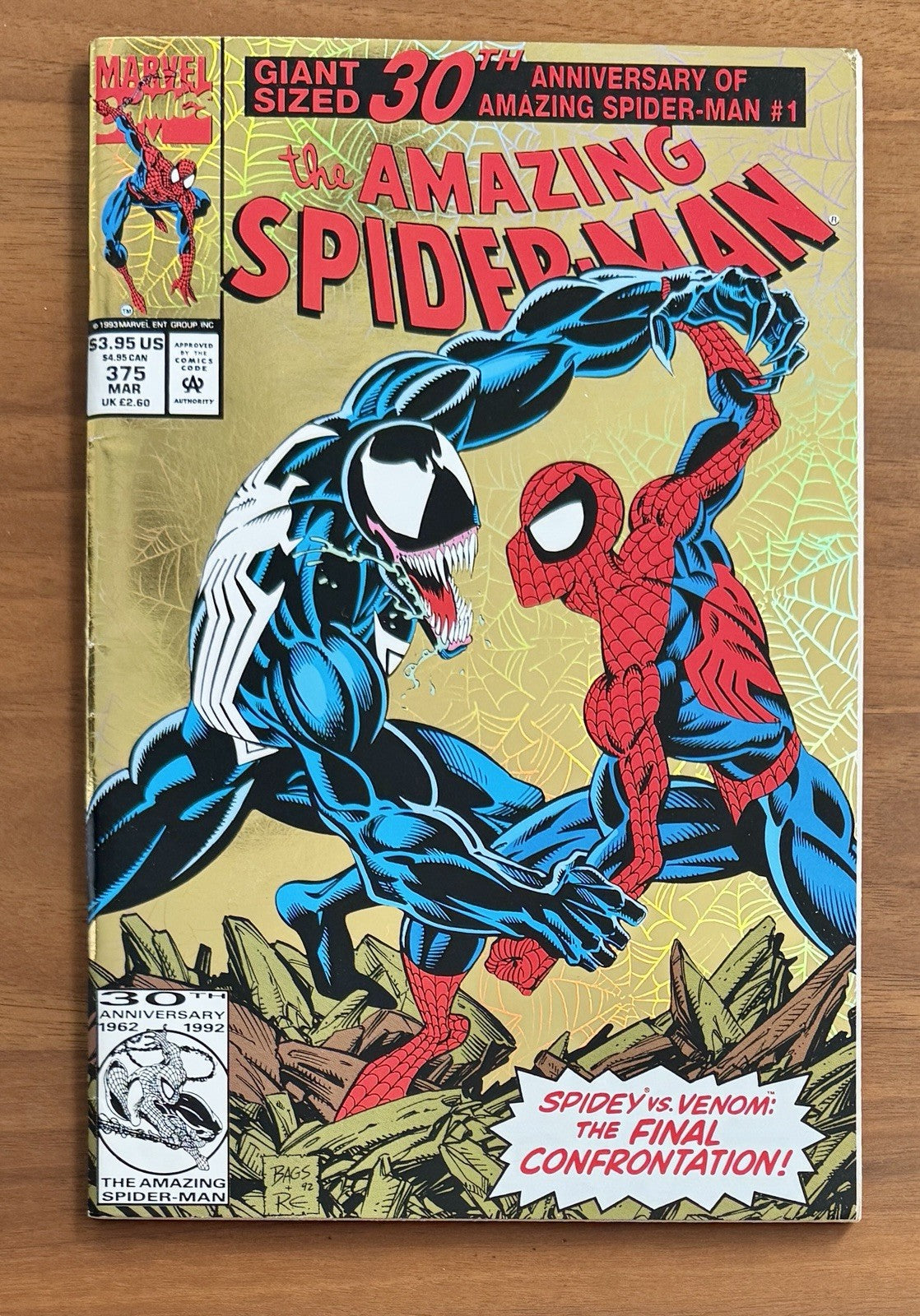Amazing Spider-Man #375 - 9.0 VFNM