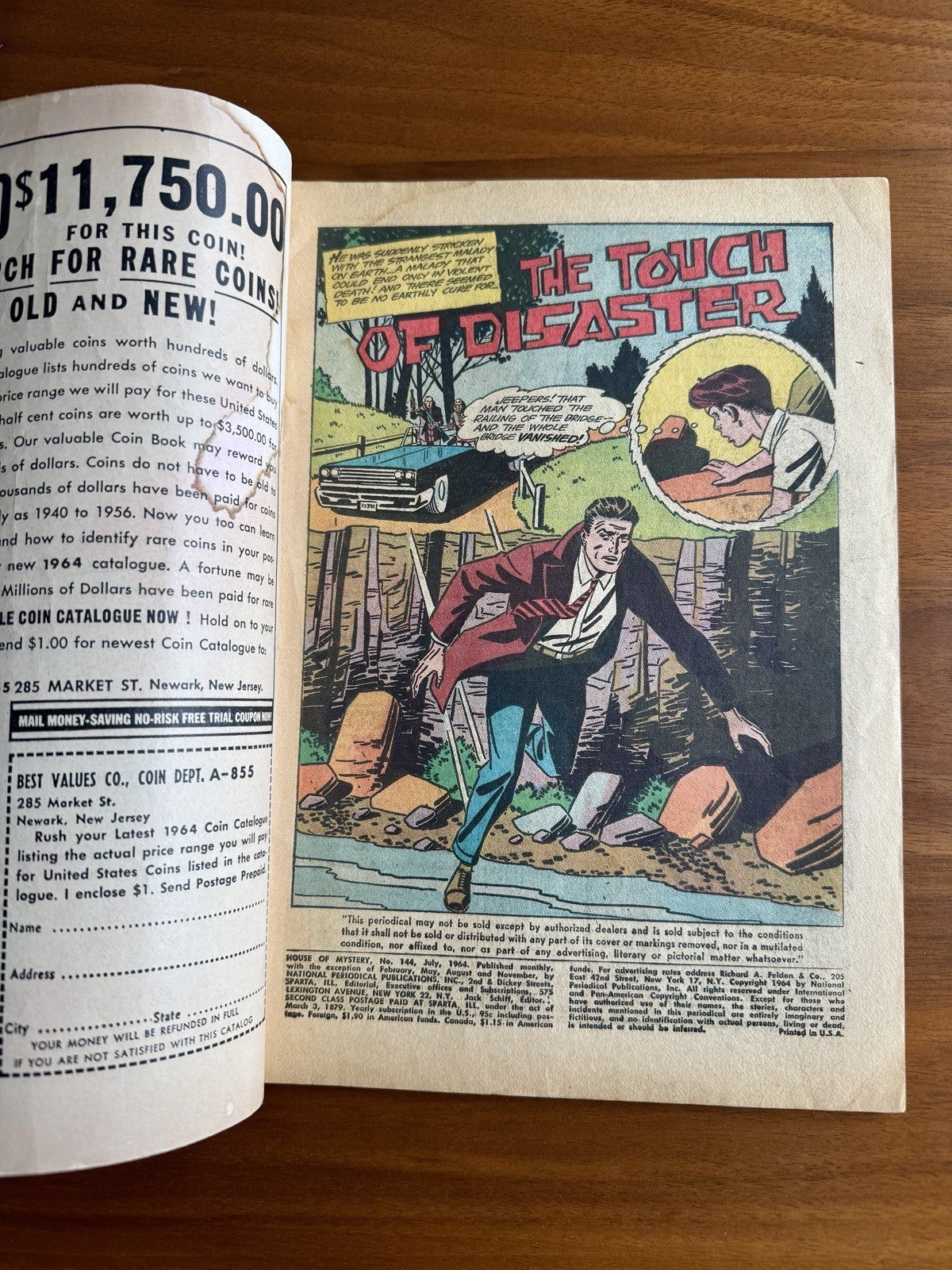 House of Mystery #144 DC 1964 4.0 Martian Manhunter
