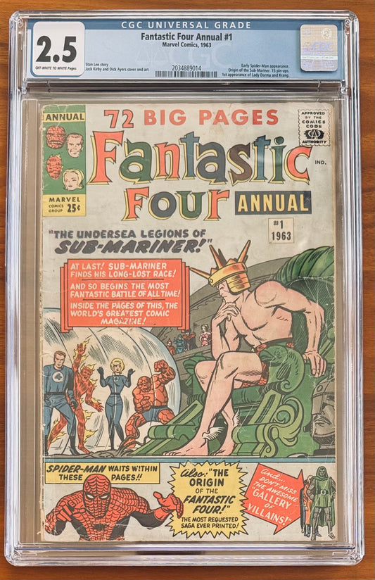 Fantastic Four Annual 1 CGC 2.5