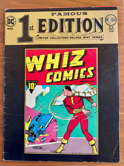 Famous 1st Edition - Whiz Comics #1  VG 4.0