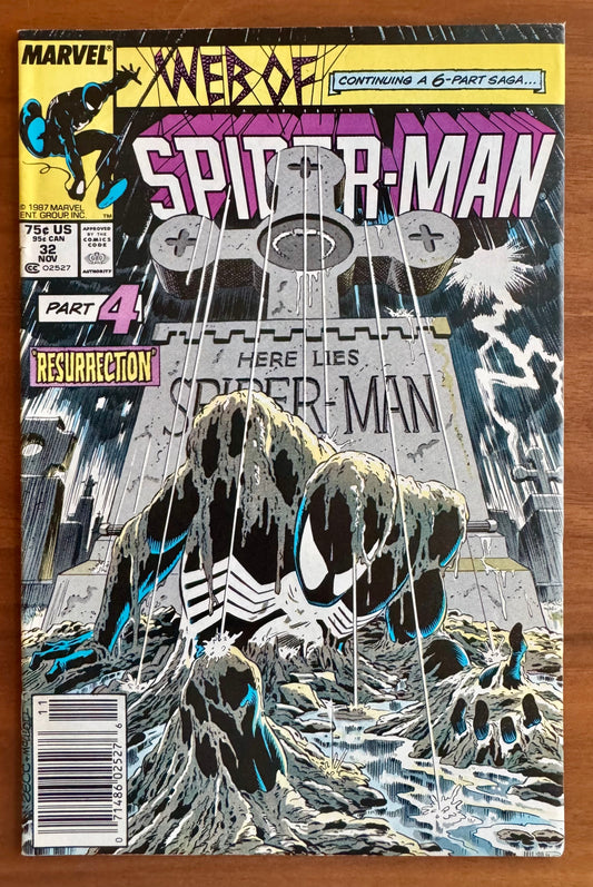 Web of Spider-man #32 NM- 9.2