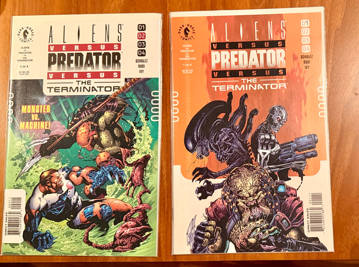 Aliens vs. Predator vs. Terminator 1 & 2  VF/NM