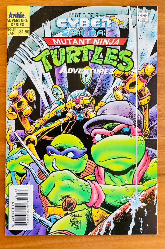 Teenage Mutant Ninja Turtles Adventures #64 VF 8.0