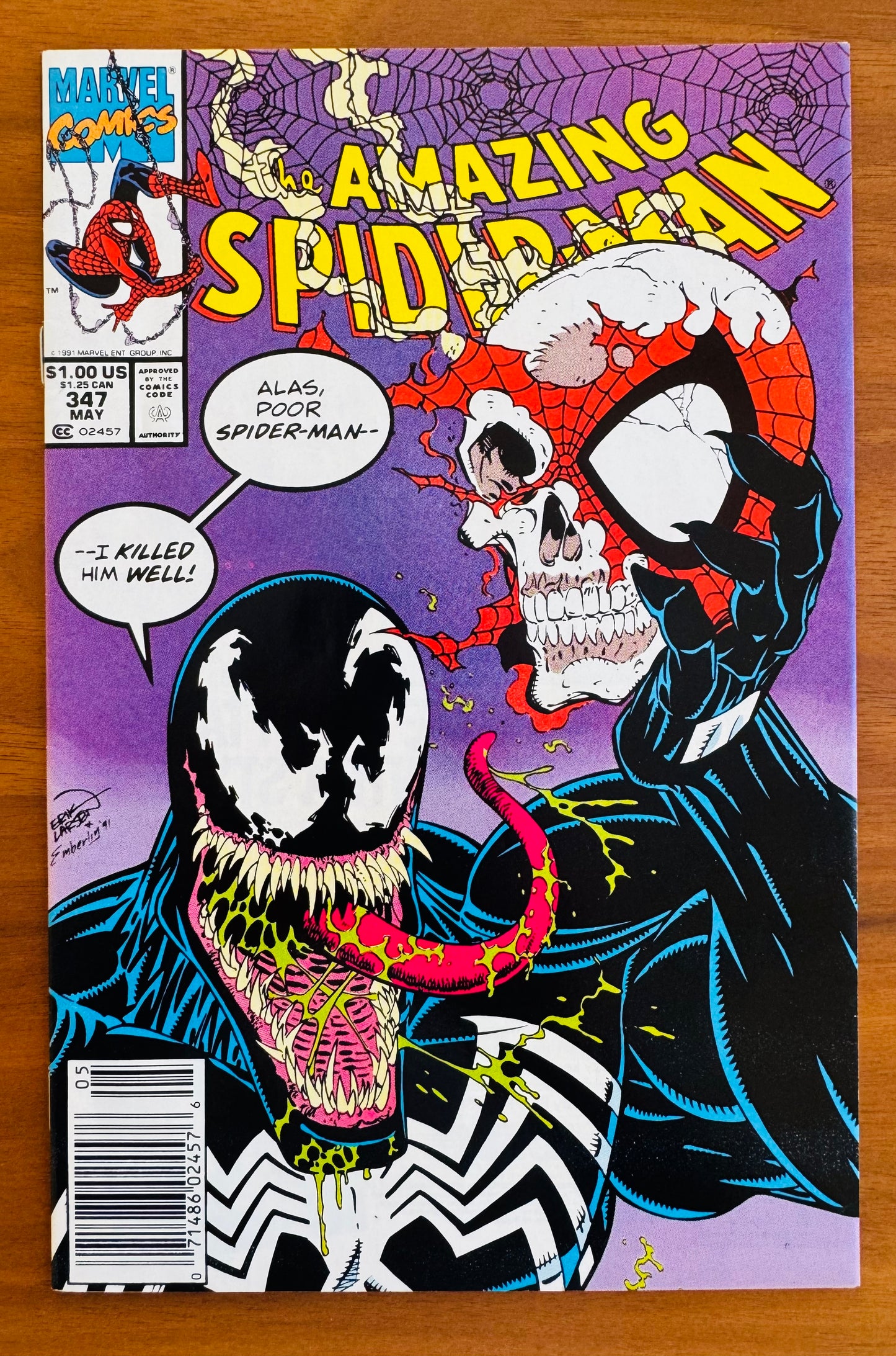 Amazing Spider-Man-#347  VF+ 8.5