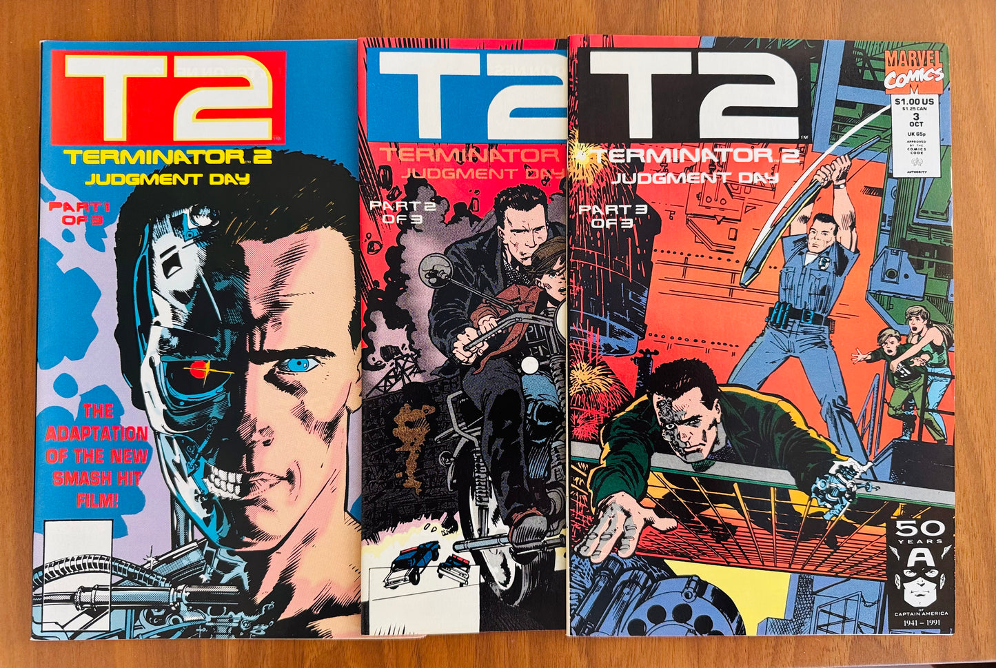 T2 - Terminator 2 judgement day 1-3 VF/NM 9.0