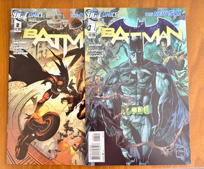 Batman 1 & 2 New 52 NM 9.4