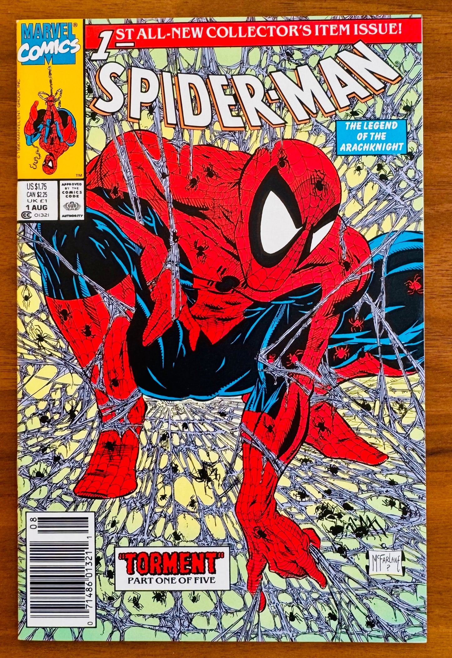 Spider-Man #1  Green Newsstand NM 9.4