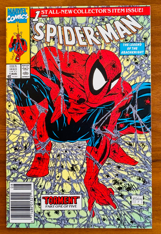 Spider-Man #1  Green Newsstand NM 9.4