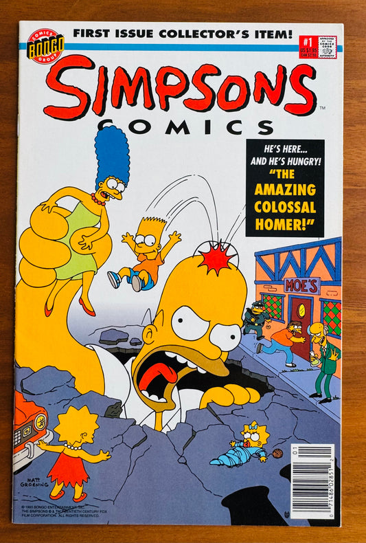 The Simpsons #1  NM- 9.2