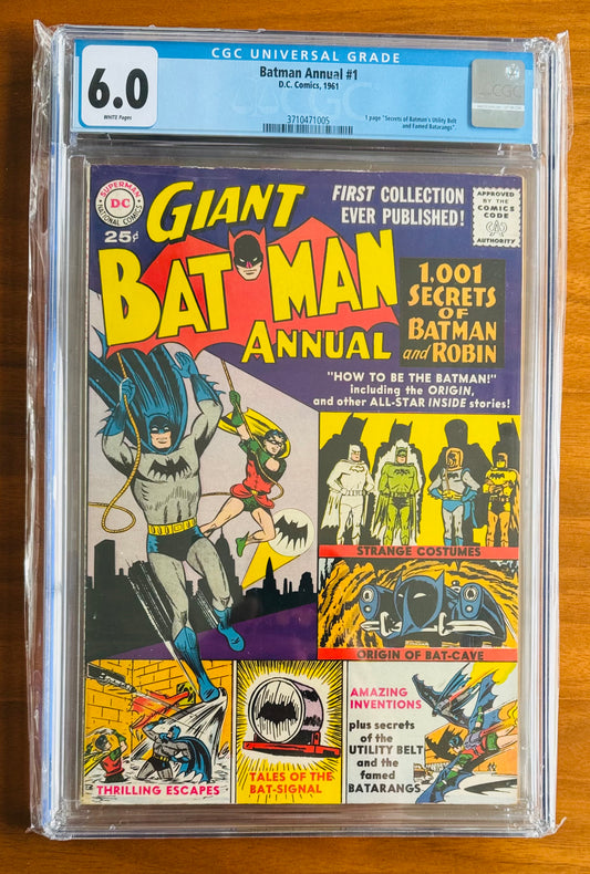 Batman Annual #1  CGC 6.0