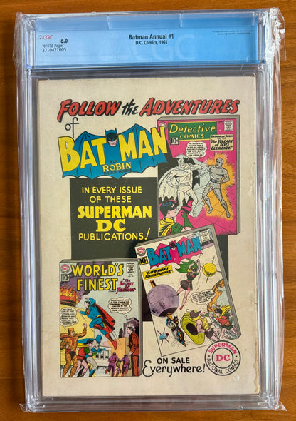 Batman Annual #1  CGC 6.0