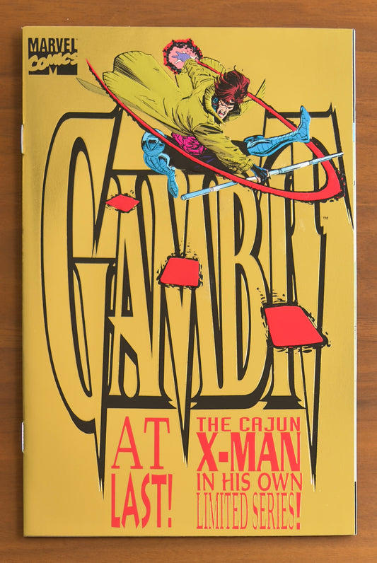 Gambit #1 Mini Series Gold Chrome variant NM 9.4