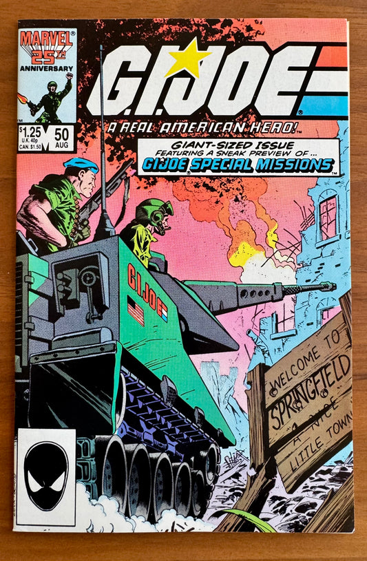 GI Joe, A Real American Hero #50  VF+