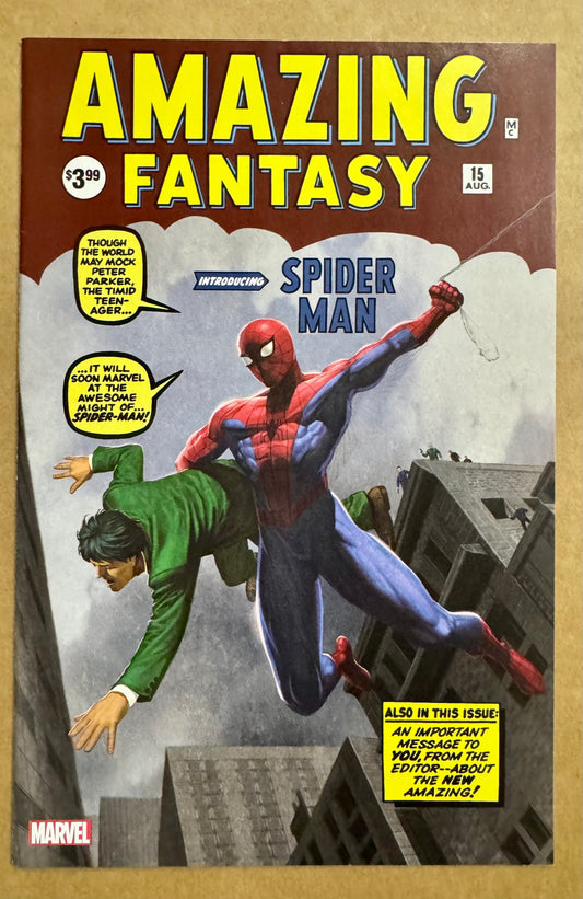 Amazing Fantasy #15 Facsimile reprint NM