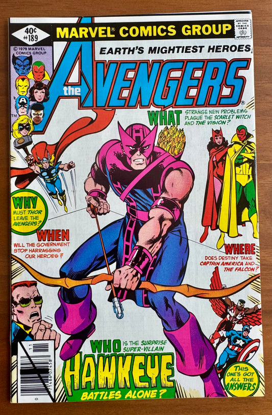 Avengers #189 VF+