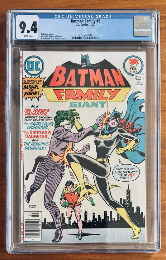 Batman Family #9 CGC 9.4