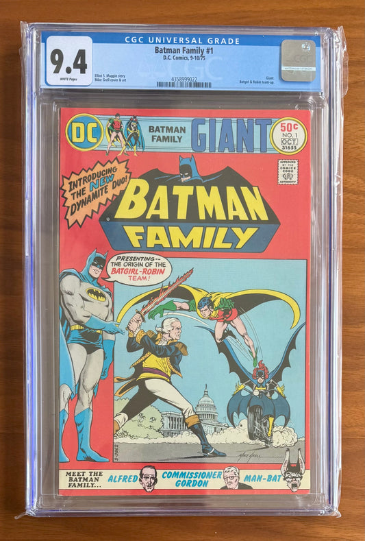 Batman Family #1 CGC 9.4