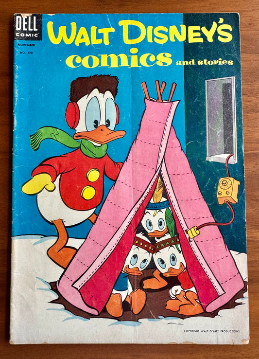 Walt Disney's Comics and Stories #170  VG+ 4.5