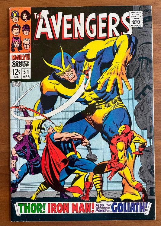 Avengers #51  Fine+ 6.5
