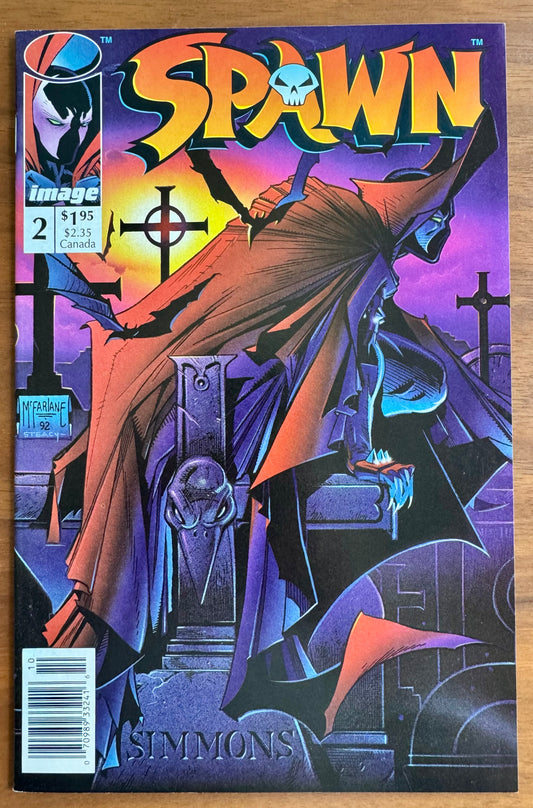 Spawn #2 NM 9.4 - Newsstand