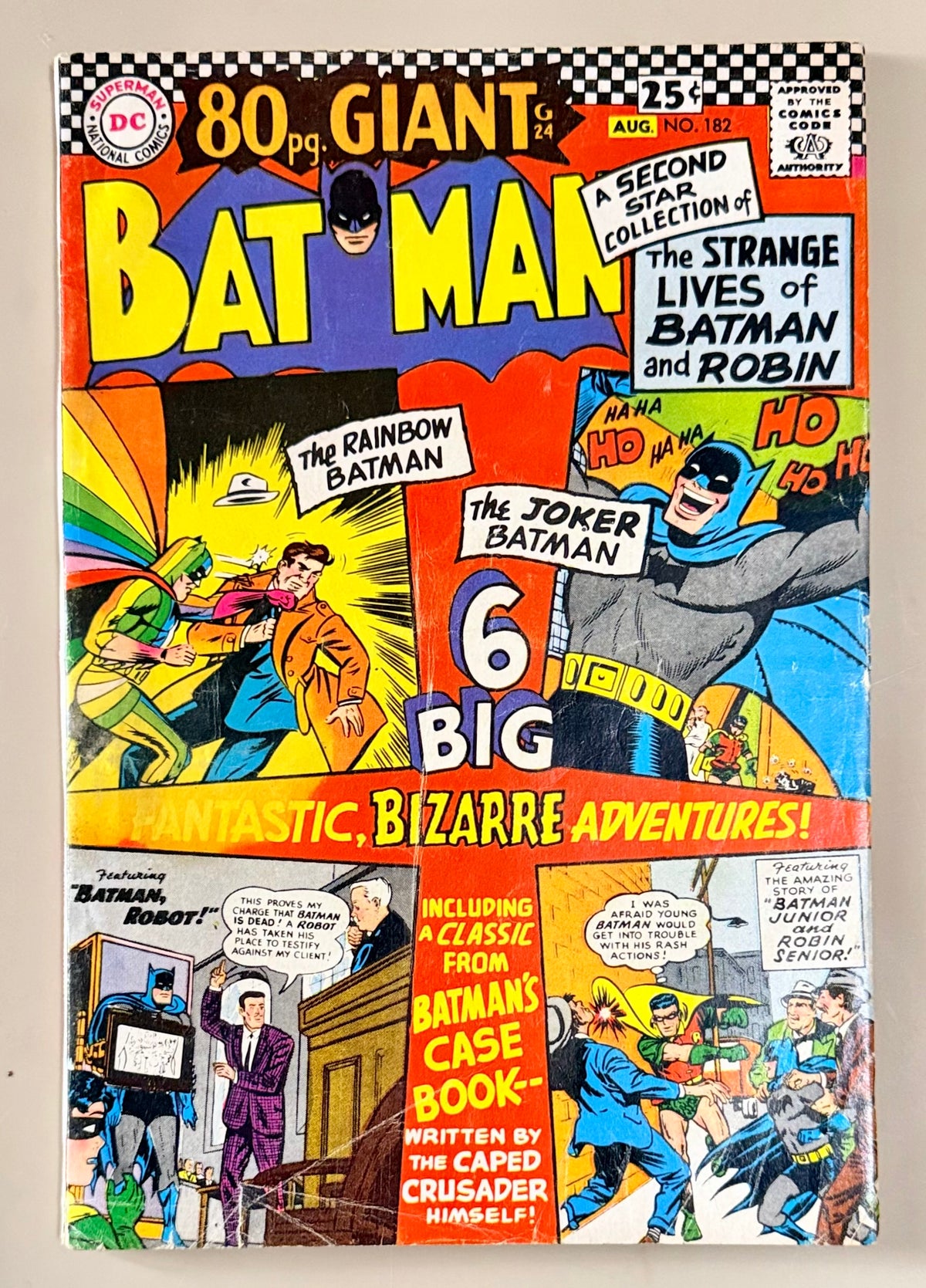 Batman #182  Fine 6.0