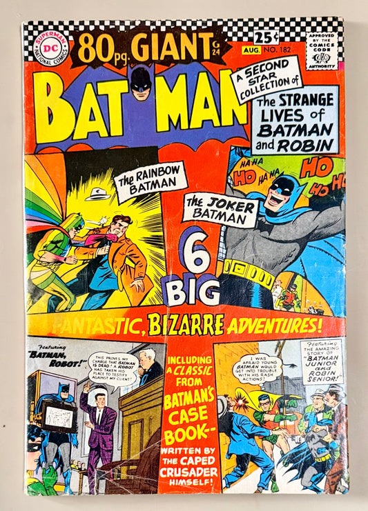 Batman #182  Fine 6.0