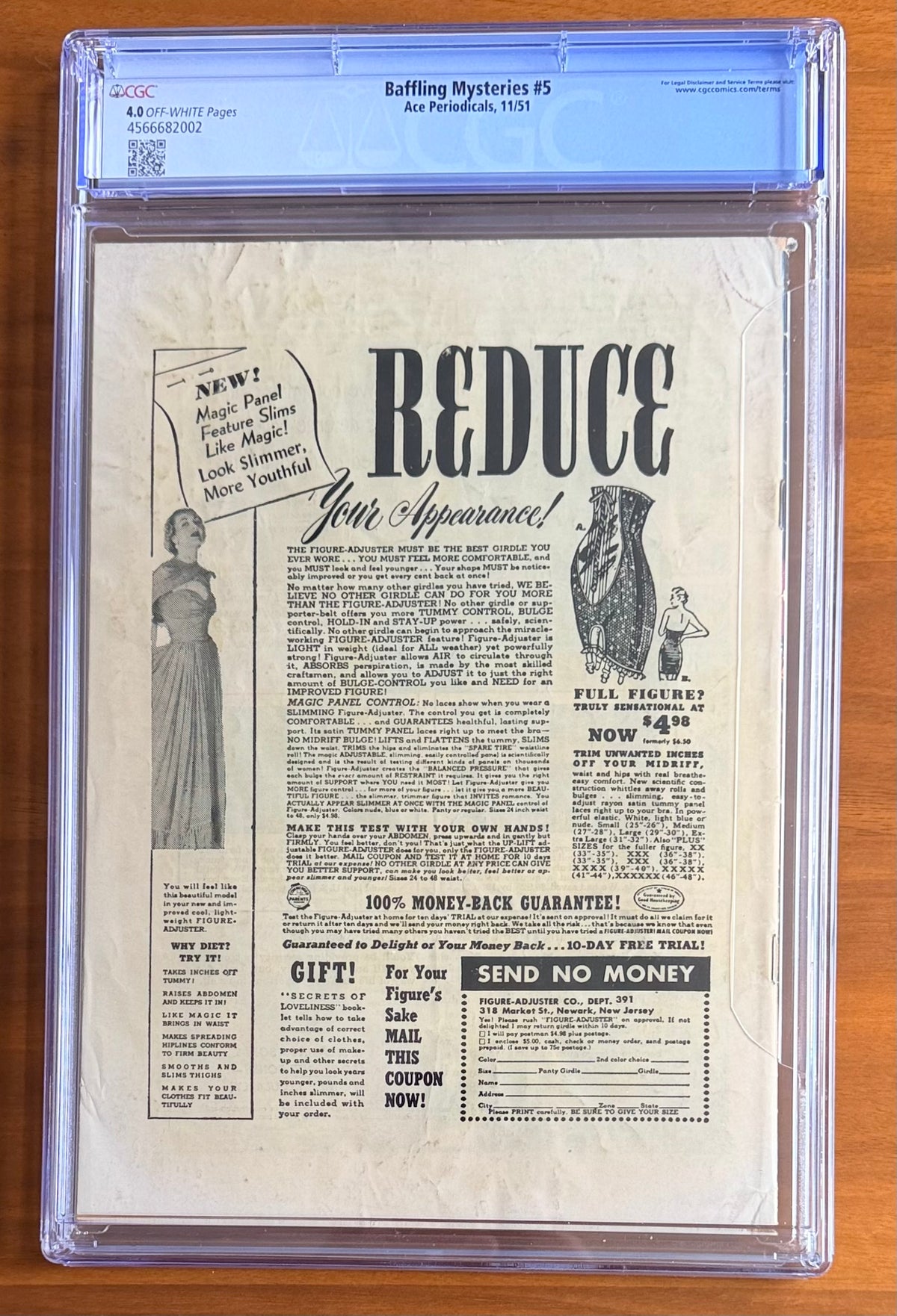 Baffling Mysteries #5  CGC 4.0