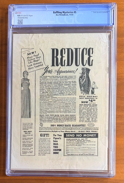 Baffling Mysteries #5  CGC 4.0
