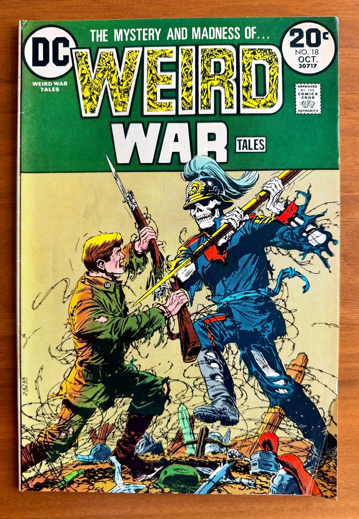Weird War Tales #18  Fine+ 6.5