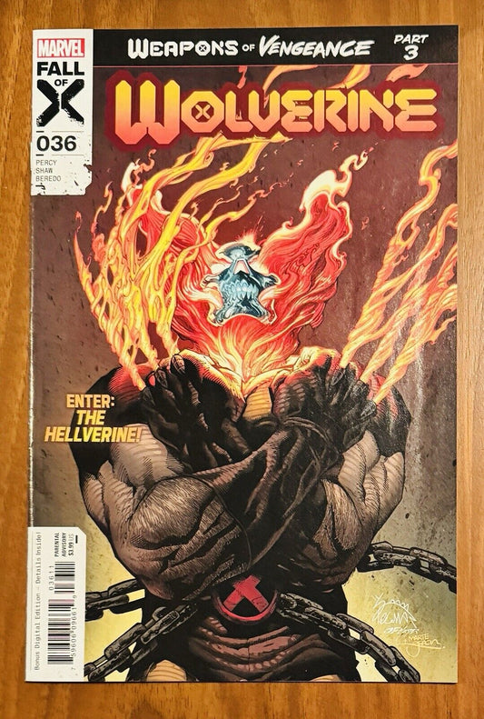 Wolverine #36 - 1st App Hellverine Weapons of Vengeance NM- 9.2