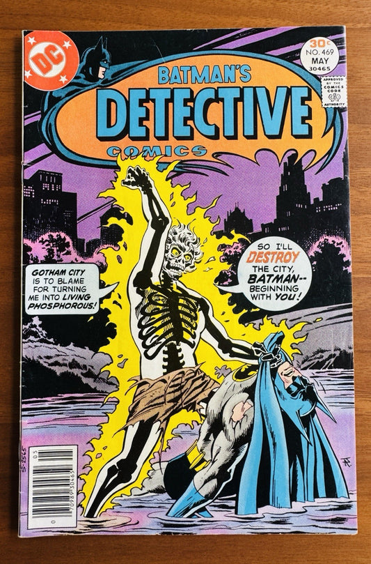 Detective Comics #469 -  Dr Phosphorus 1st Appearance   Fine 6.0