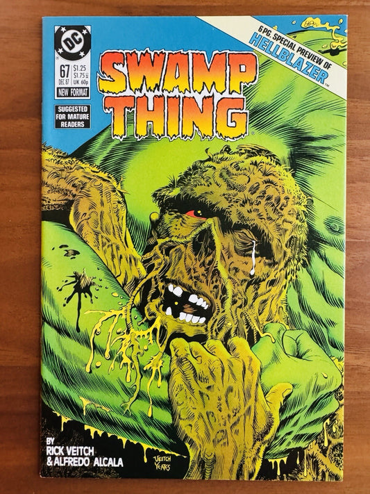 Swamp Thing # 67 - John Constantine Hellblazer series preview NM- 9.2