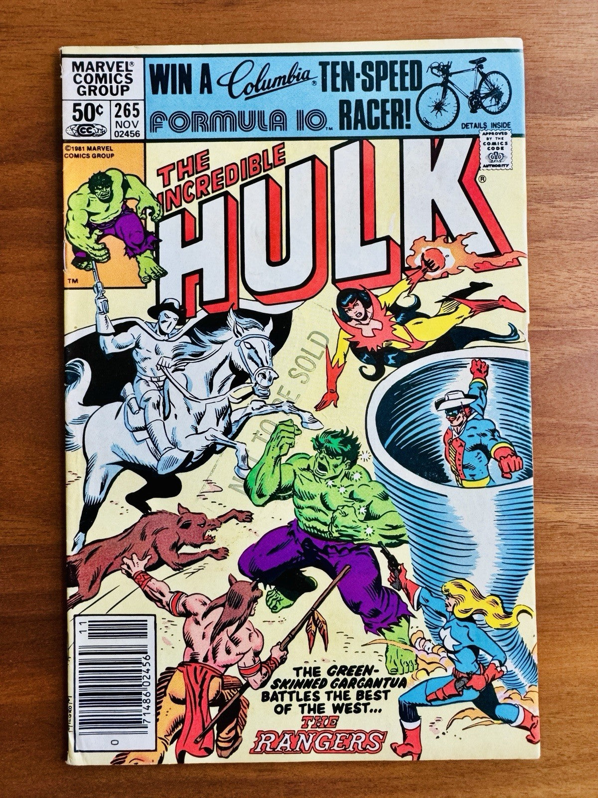 Incredible Hulk # 265 - 1st Rangers, Firebird, Shooter VF- 7.5
