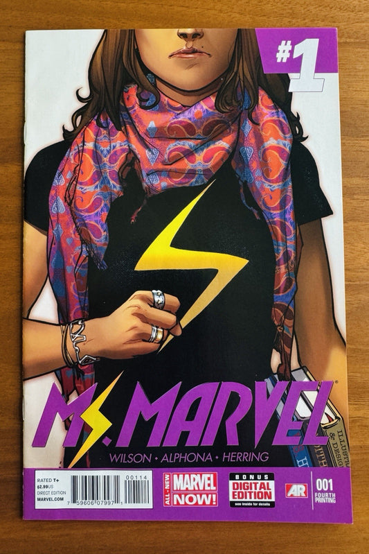 Ms. Marvel #1 Pichelli Cover 4th Printing Kamala Khan Origin  VFNM