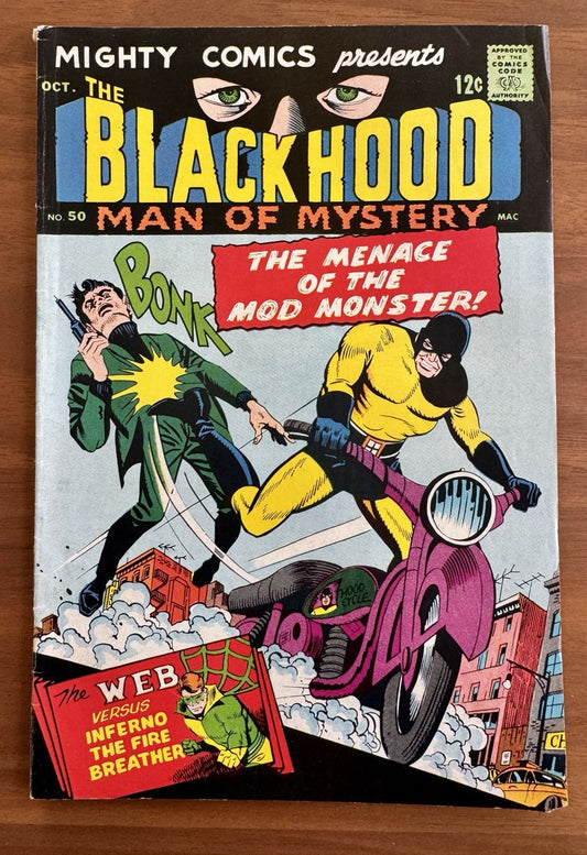 Black Hood Man of Mystery #50 Fine 6.0